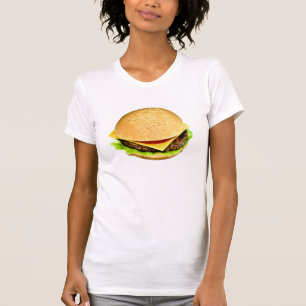 Een Big Juicy Cheeseburger Foto T-shirt