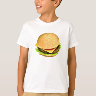 Een Big Juicy Cheeseburger Foto T-shirt