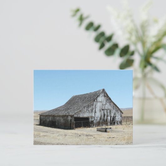 Een Big Old Barn Briefkaart (Staand voorkant)