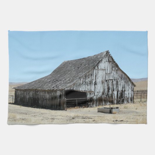 Een Big Old Barn Theedoek (Horizontaal)