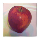 Een Big Red Apple Tegeltje (Voorkant)