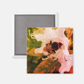 Een bij - onderdeel van de insectenserie magneet (Voorkant / Achterkant)