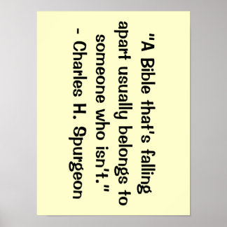 Een bijbel die poster uit elkaar valt