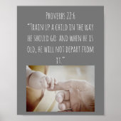 Een bijbelprijsopgave voor een kind opleiden poster (Voorkant)