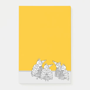 Een bijeenkomst van de Birds Dry Erase Board Post-it® Notes
