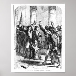 Een bijeenkomst van de Ierse vrijwilligers Poster