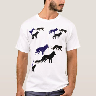 Een bijeenkomst van wilde geesten: Wolf, Panther e T-shirt