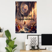 Een bijeenkomst van zielen in een kamer poster (Thuiskantoor)