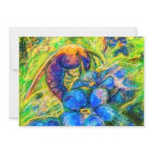 Een bijen en vergeet-me-niet-bloemen