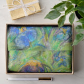 Een bijen en vergeet-me-niet-bloemen tissuepapier (Geschenk)