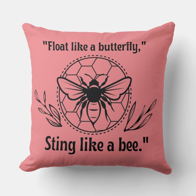 een bijen kussen (Voorkant)