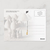 Een bijenkorf buiten Aleppo in Syrië Briefkaart (Achterkant)