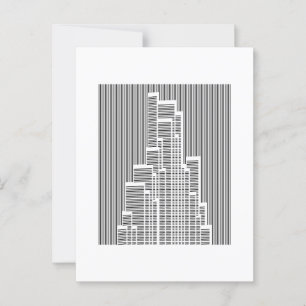 Een bijenkorf van beton oerwoud briefkaart