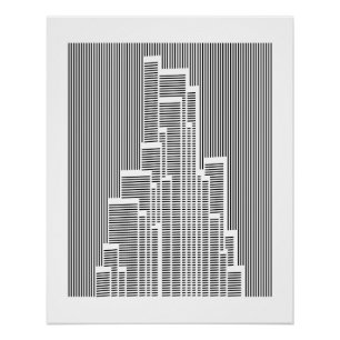 Een bijenkorf van beton oerwoud perfect poster
