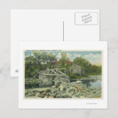 Een bijtende brug op de kledingschaal van Perkins Briefkaart (Voorkant / Achterkant)