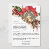 EEN BIJZONDERE BOODSCHAP VAN ST. NICHOLAS HOLIDAY  FEESTDAGENKAART (Voorkant)