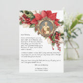 EEN BIJZONDERE BOODSCHAP VAN ST. NICHOLAS HOLIDAY  FEESTDAGENKAART (Staand voorkant)