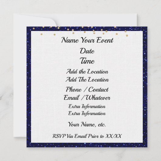 Een bijzondere gelegenheid kaart (Achterkant)