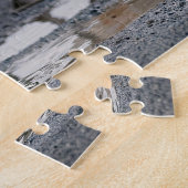 Een bijzondere groep sneeuwganzen legpuzzel (Zijkant)