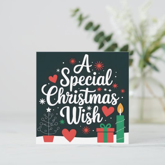 Een bijzondere kerstwens (Staand voorkant)