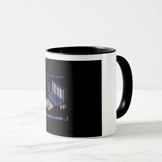 Een binaire code mok (Voorkant rechts)