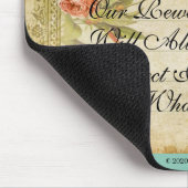 Een Birdy ooit vertelde me, de Franse geïnspireerd Muismat (Hoek)