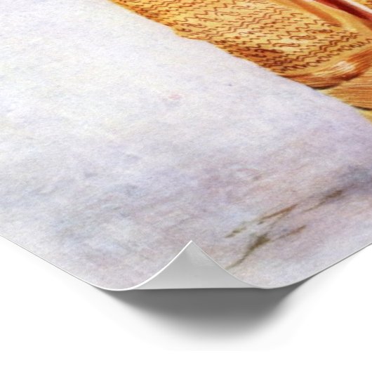 Een Birmese dame Poster (Hoek)