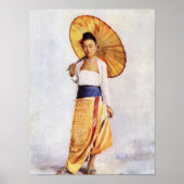 Een Birmese dame Poster (Voorkant)