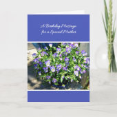 Een Birthday-bericht voor een speciale moeder Bedankkaart (Voorkant)