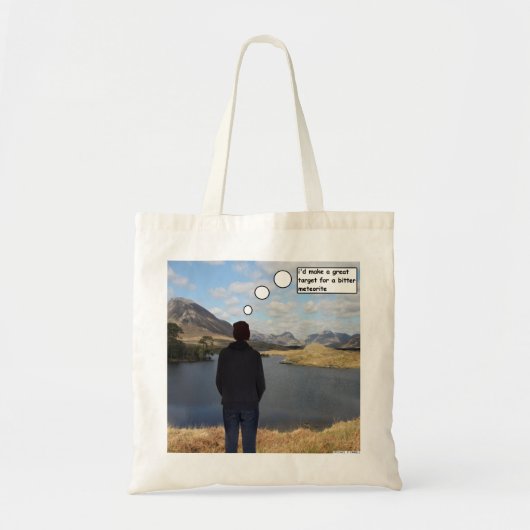 Een bittere meteoriet tote bag (Voorkant)