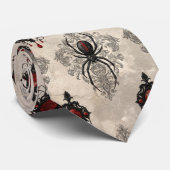 Een Black Widow Serie Ontwerp #7 Stropdas (Opgerold)