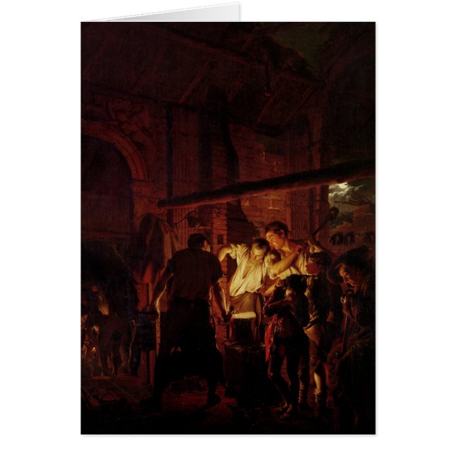 Een Blacksmith-winkel, 1771 (Voorkant)