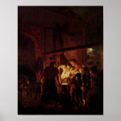 Een Blacksmith-winkel, 1771 Poster (Voorkant)