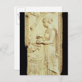 Een blad van de Symmachi Diptych Briefkaart (Voorkant / Achterkant)