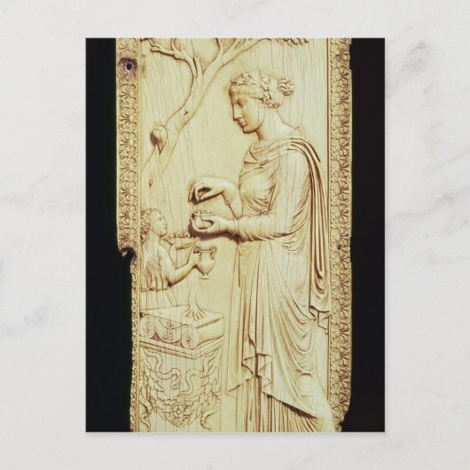 Een blad van de Symmachi Diptych Briefkaart (Voorkant)