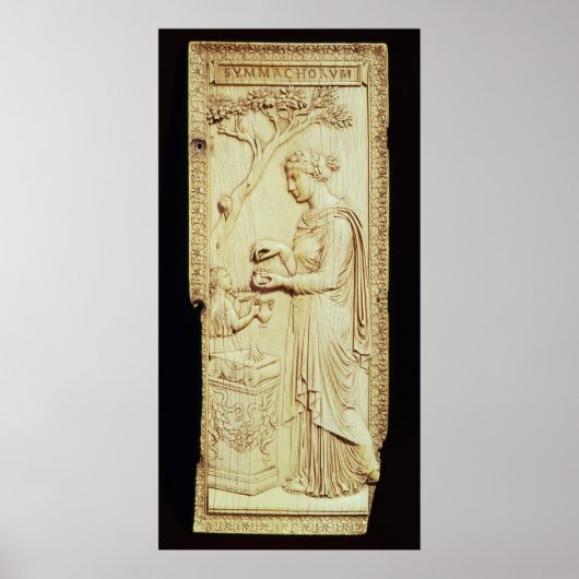 Een blad van de Symmachi Diptych Poster (Voorkant)