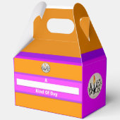 Een "blanco" soort dagdruk met Joe's Wick Logo Bedankdoosjes (Voorkant)