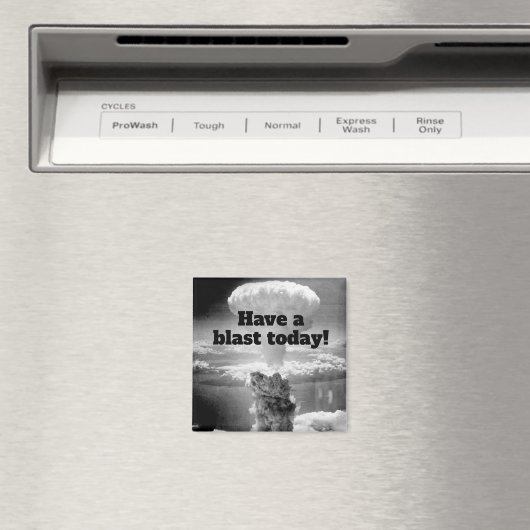 Een "Blast Fun Nuclear Atomic Bomb Test" hebben Magneet (Insitu (Vaatwasser))