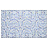 een blauw demaspatroon. monogram. stof (Fat Quarter)