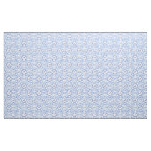 een blauw demaspatroon. monogram. stof (Yard (91,4 cm))