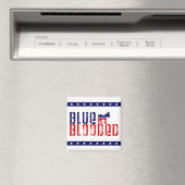 een blauw democratisch land . magneet (Insitu (Vaatwasser))