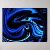 Een blauw droomPoster Poster (Voorkant)