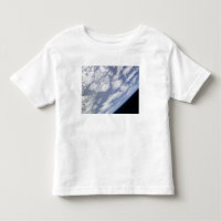 Een blauw en wit deel van de aarde
