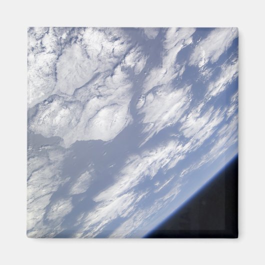 Een blauw en wit deel van de aarde magneet (Voorkant)