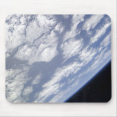 Een blauw en wit deel van de aarde muismat (Voorkant)