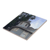 Een blauw huis tegeltje (Zijkant)