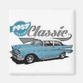 Een blauw Klassiek Magneet (Voorkant)