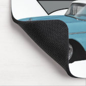 Een blauw Klassiek Muismat (Hoek)