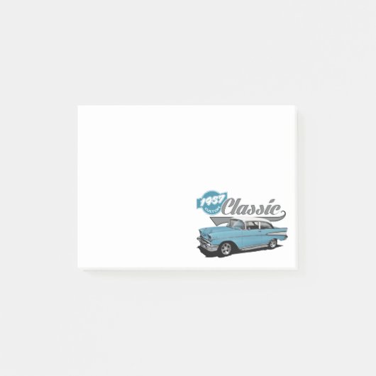 Een blauw Klassiek Post-it® Notes (Voorkant)