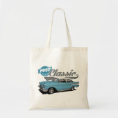 Een blauw Klassiek Tote Bag (Voorkant)